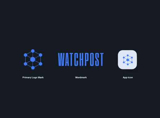 WATCHPOST logo direction: Lattice hex